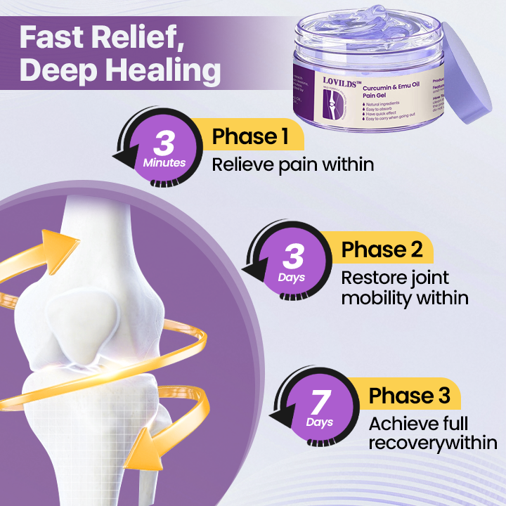 šæLOVILDS⢠Curcumin & Emu Oil Pain Gel ā š„Backed by US Osteopathic Experts
