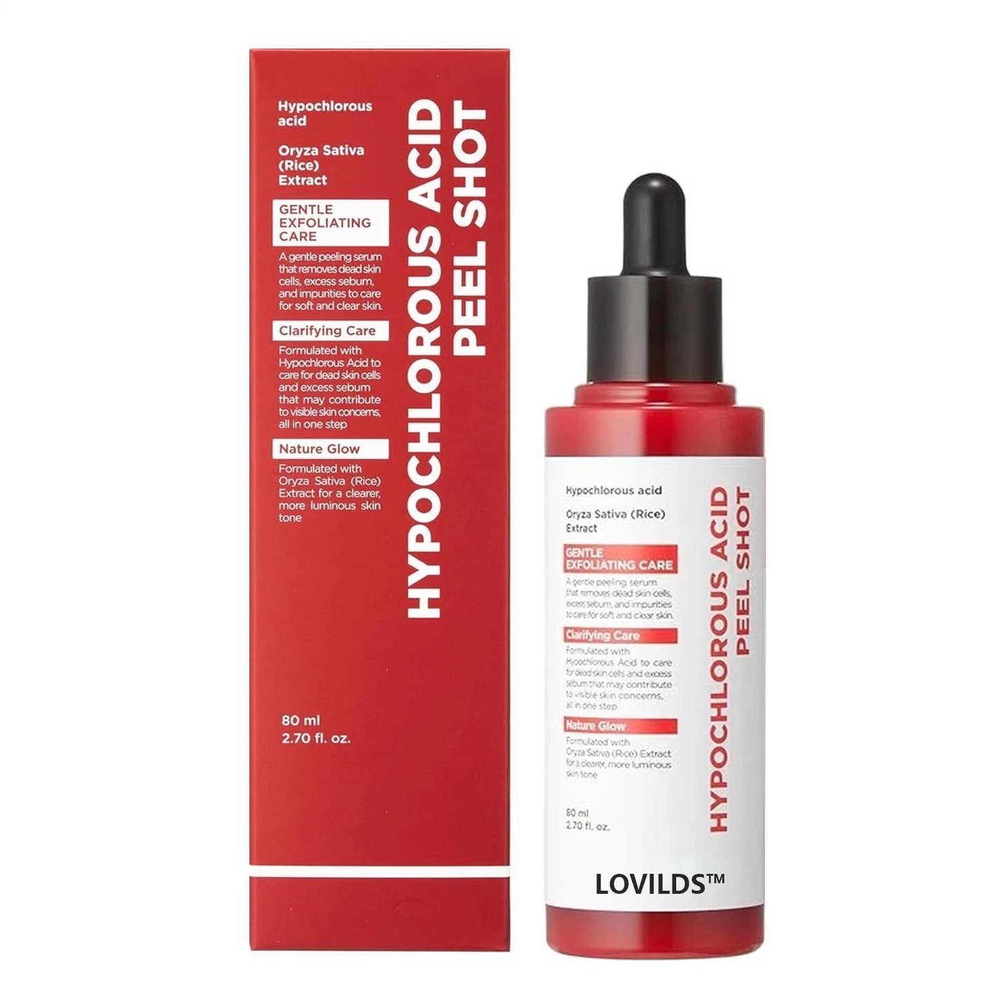 LOVILDS™ - Hypochlorous Acid Facial Peel Shot