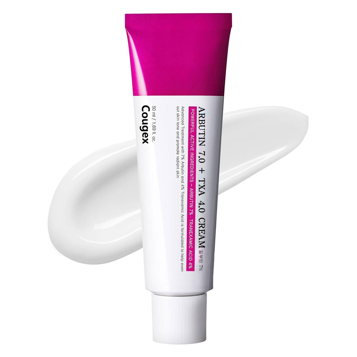 Cougex™ Arbutin 7% + Tranexamic Acid 4% Cream ： Rediscover Radiant, Even-Toned Skin