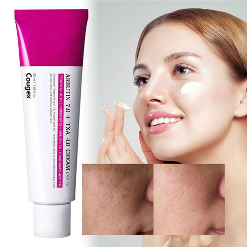 Cougex™ Arbutin 7% + Tranexamic Acid 4% Cream ： Rediscover Radiant, Even-Toned Skin