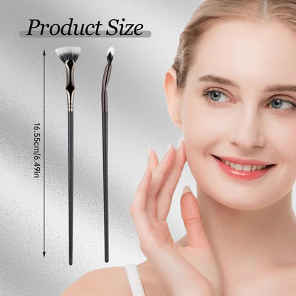 Folding Angle Scalloped Lash Brush