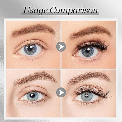 Folding Angle Scalloped Lash Brush