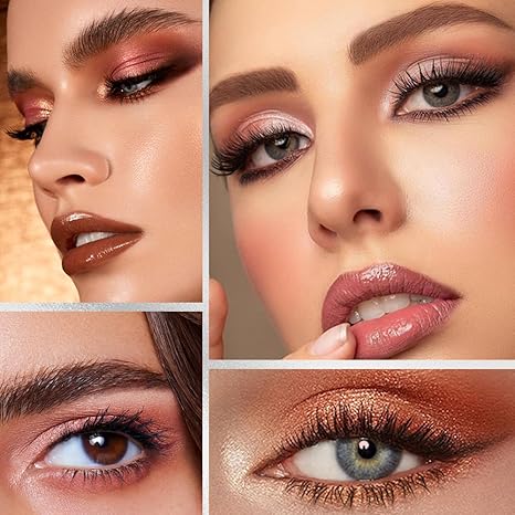 Folding Angle Scalloped Lash Brush