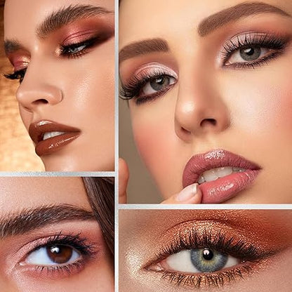 Folding Angle Scalloped Lash Brush