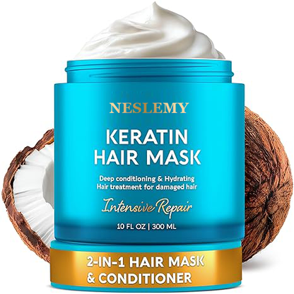 NESLEMY™ Deep Conditioning Hair Mask - Revive Damaged Hair with Deep Conditioning Power