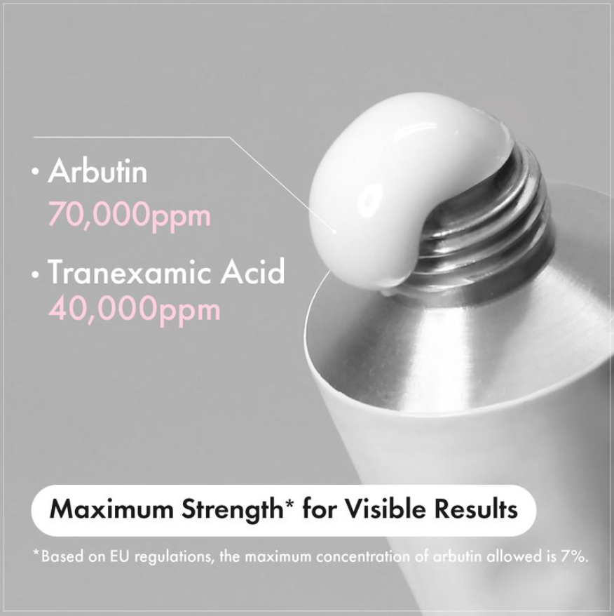 Cougex™ Arbutin 7% + Tranexamic Acid 4% Cream ： Rediscover Radiant, Even-Toned Skin