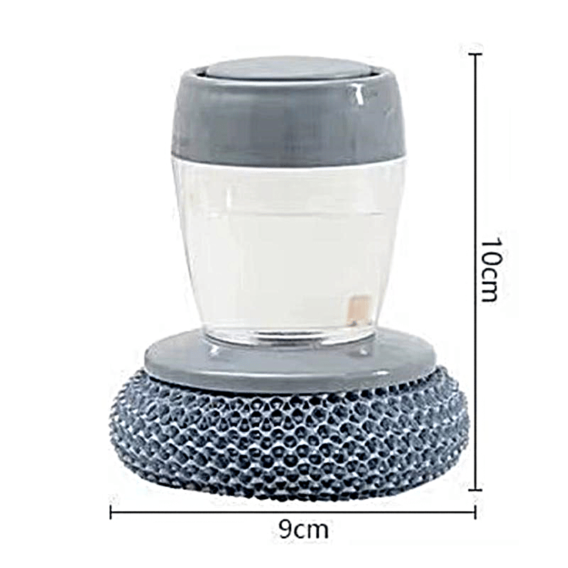 🔥Last 3 Hours! 70% OFF:🧽Ergonomic Soap-Dispense Kitchen Scrub