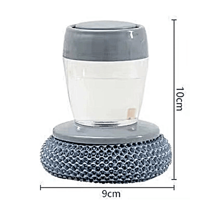 🔥Last 3 Hours! 70% OFF:🧽Ergonomic Soap-Dispense Kitchen Scrub