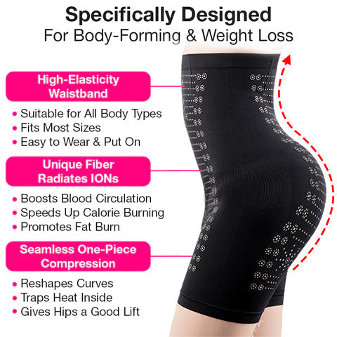💖💖Ice Silk Nano-Ionen Magnettherapie Detox-Leggings für die Lymphdrainage